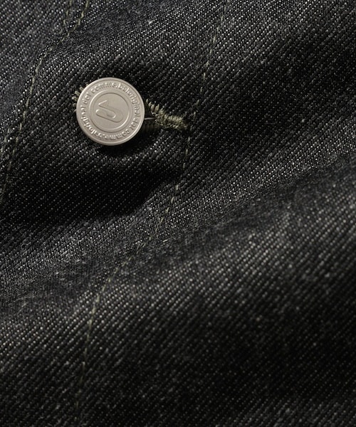 ADAM ET ROPE'(アダムエロペ)の「【BAL/バル】CURB POCKET DENIM JACKET(デニムジャケット・メンズ・ブラック/ネイビー・1/2)」の20枚目の写真