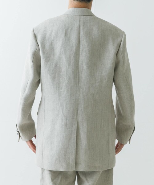 URBAN RESEARCH(アーバンリサーチ)の「semoh DeadStock Linen Jacket(テーラードジャケット・メンズ・BEIGE・2/3)」の4枚目の写真