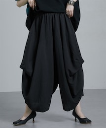 nissen | オーバーサイズ変形タックサルエルパンツ　［Soiunique］(パンツ)