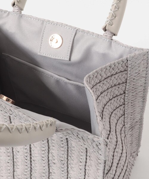 URBAN RESEARCH DOORS（アーバンリサーチドアーズ）の「ソフトハンドルカゴバッグ（ハンドバッグ・レディース・GREIGE/BLACK・One）」の20枚目の写真