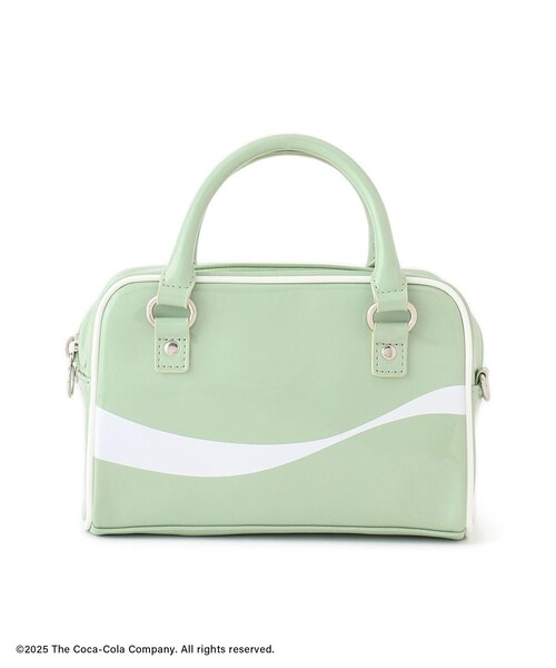 ROPE' PICNIC(ロペピクニック)の「【Coca-Cola】2WAYエナメルミニボストンバッグ(ボストンバッグ・レディース・ライトグリーン/レッド・F)」の1枚目の写真