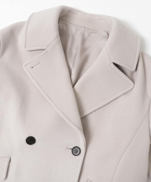 URBAN RESEARCH ROSSO（アーバンリサーチロッソ）の「オーバーミドルPコート（その他アウター・レディース・OFF×BLACK/L/GREIGE/CHARCOAL・FREE）」の13枚目の写真