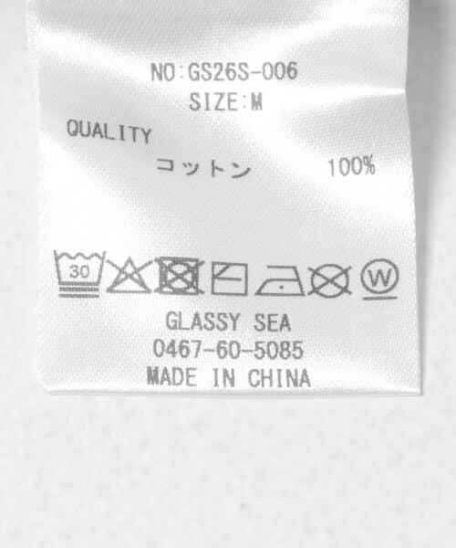 URBAN RESEARCH Sonny Label（アーバンリサーチサニーレーベル）の「GLASSY SEA　クリエイティブタイドTシャツ（Tシャツ/カットソー・レディース・WHITE/BLACK・M）」の11枚目の写真