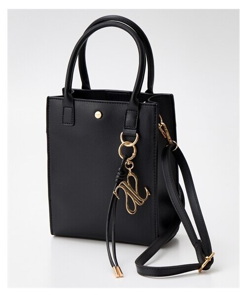 nissen（ニッセン）の「ALTROSE（アルトローズ）2WAY合皮スクエアミニトートバッグ（トートバッグ・メンズ・ブラック/キャメル/グレージュ/アイボリー・Y）」の4枚目の写真