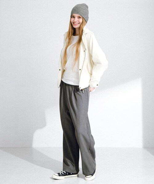 URBAN RESEARCH Sonny Label（アーバンリサーチサニーレーベル）の「撥水マウンテンパーカー（マウンテンパーカー・レディース・オフ/ブラック/ベージュ・36/38）」の14枚目の写真