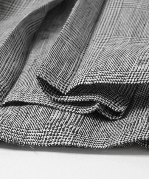 かぐれ（カグレ）の「『別注』O’NEIL OF DUBLIN×かぐれ　LINEN PLEATS SKIRT（スカート・レディース・BLUE/GLEN CHECK・XS）」の20枚目の写真