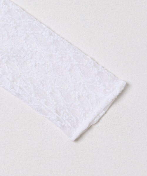 URBAN RESEARCH（アーバンリサーチ）の「ストレッチレースクルーネックブラウス（Tシャツ/カットソー・レディース・OFF/BLACK・FREE）」の18枚目の写真