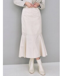 MERCURYDUO | ステッチデザインタフタマーメイドスカート(スカート)