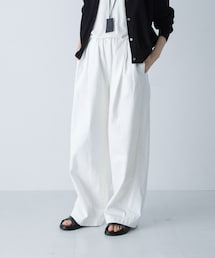 かぐれ | ホワイトデニムワイドパンツ(その他パンツ)