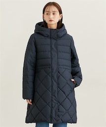 nissen | キルトＭＩＸファイバーダウンコート(ジャケット/アウター)