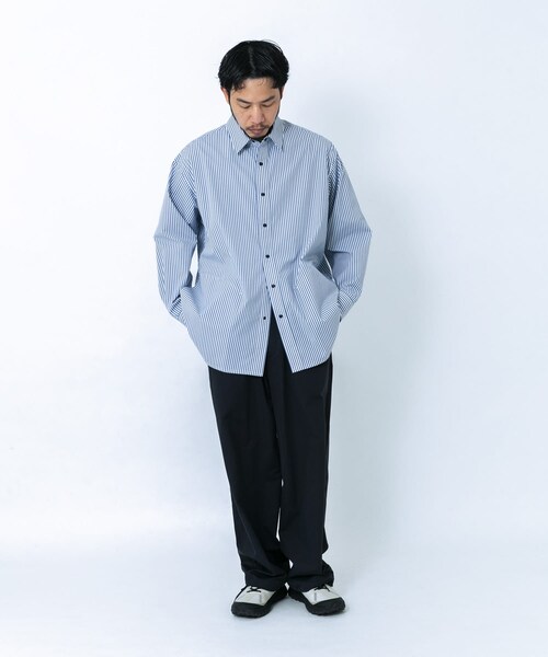 EKAL(エカル)の「エステネージュ ロングスリーブシャツ(シャツ/ブラウス・メンズ・サックス/ストライプ・M/L)」の21枚目の写真