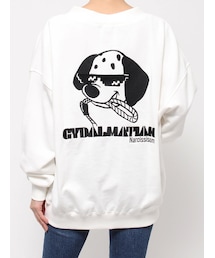 GYDALMATIAN Vネックスウェットトップス