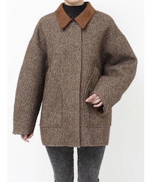 MURUA | リバーシブルミドルコート(ステンカラーコート)