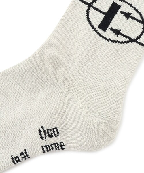 ADAM ET ROPE'（アダムエロペ）の「【BAL/バル】JACQUARD SOCKS（ソックス/靴下・メンズ・チャコール/ホワイト・F）」の7枚目の写真