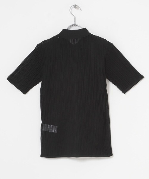 URBAN RESEARCH ROSSO（アーバンリサーチロッソ）の「ELENDEEK　SHEER PLEATS KNIT TOP（カーディガン/ボレロ・レディース・IVY/BLK/PNK・Free）」の10枚目の写真