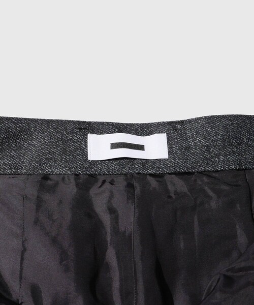 ADAM ET ROPE'（アダムエロペ）の「【REVERBERATE/リバーバレイト】TACKED TROUSERS（スラックス・メンズ・ブラック/ダークブラウン・1/2）」の10枚目の写真