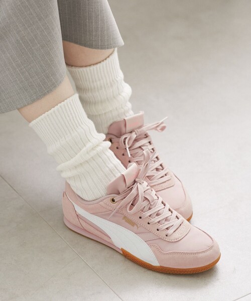 ROPE' PICNIC(ロペピクニック)の「【PUMA/プーマ】ベラドンナ ナイロンスニーカー(スニーカー・レディース・キナリ/ベージュ/ピンク・23.5/24.0/24.5)」の17枚目の写真