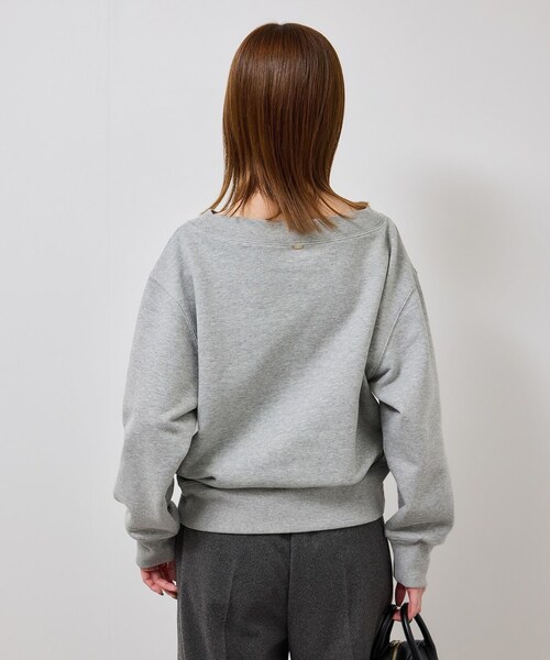 ROPE' PICNIC（ロペピクニック）の「2WAYボートネックスウェット/リンクコーデ（スウェット・レディース・ブラック/ライトグレー/キナリ・F）」の17枚目の写真