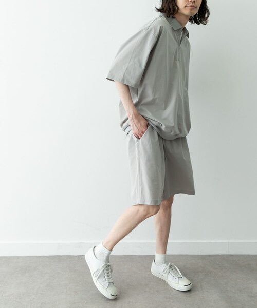 URBAN RESEARCH Sonny Label（アーバンリサーチサニーレーベル）の「ドットメッシュイージーショートパンツ（その他パンツ・メンズ・ブラック/ライトグレー/ブルーグレー・M/L）」の21枚目の写真