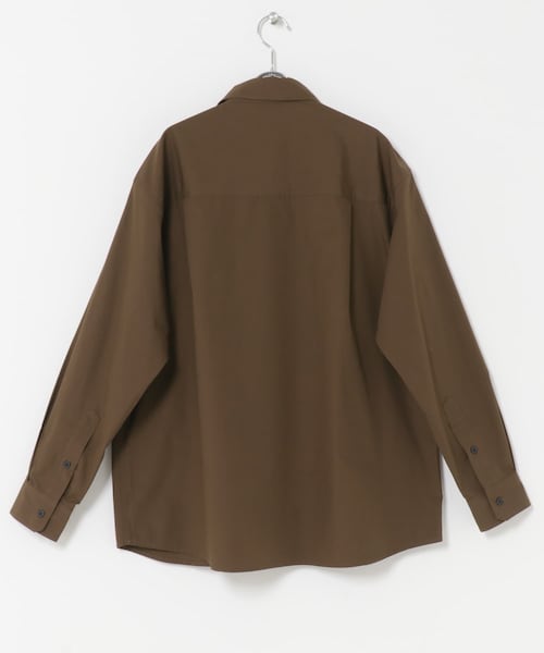 URBAN RESEARCH DOORS（アーバンリサーチドアーズ）の「『URTECH』Aircare ロングスリーブシャツ（シャツ/ブラウス・メンズ・CHARCOAL/BROWN/NAVY×BROWN・M/L）」の10枚目の写真