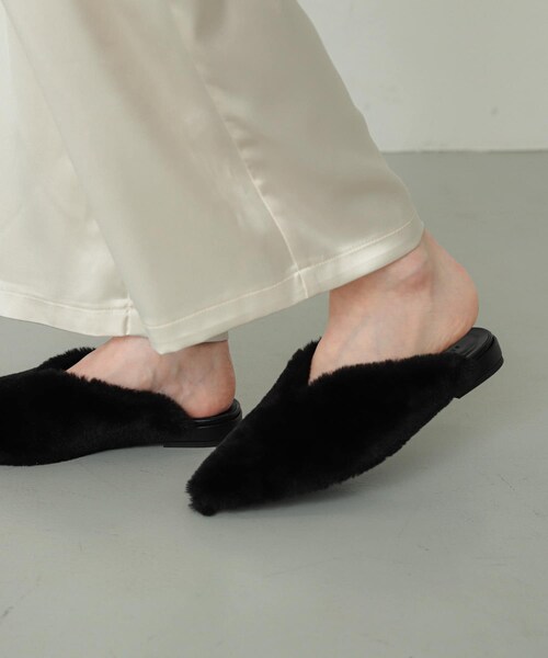 SENSE OF PLACE by URBAN RESEARCH（センスオブプレイスバイアーバンリサーチ）の「ポインテッドファーミュール（その他シューズ・レディース・BLACK/CAMEL・S/M/L）」の11枚目の写真