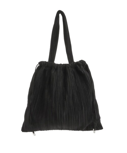 ELENDEEK（エレンディーク）の「PLEATS TOTEBAG（トートバッグ・レディース・ブラック/ピンク/グリーン/シルバー・F）」の2枚目の写真