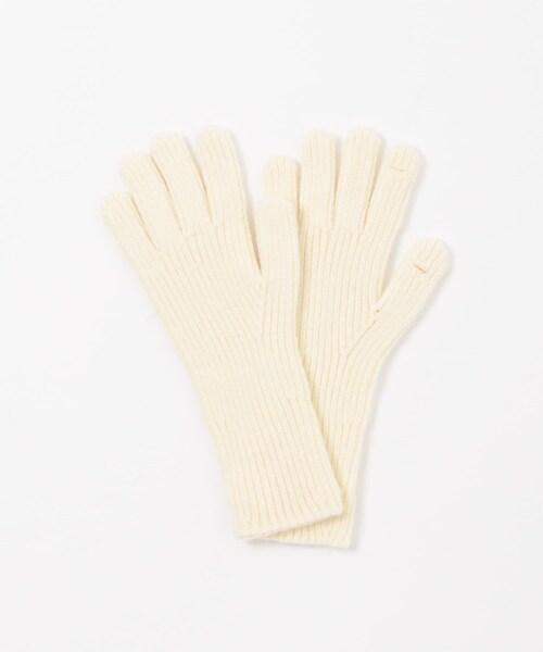KBF（ケイビーエフ）の「リブニットグローブ（ベルト・レディース・IVORY/L.BLUE/BROWN・one）」の13枚目の写真