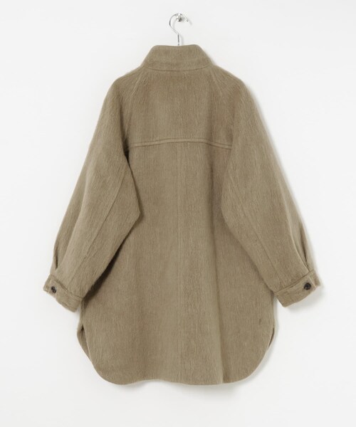 URBAN RESEARCH(アーバンリサーチ)の「バルカラーシャギーコート(テーラードジャケット・レディース・BEIGE/L.BLUE・FREE)」の15枚目の写真