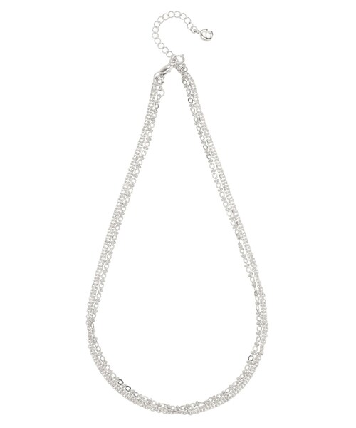 EMODA（エモダ）の「ダブルチェーン2WAYネックレス（ネックレス・レディース・シルバー/ゴールド・F）」の2枚目の写真