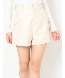 EVRIS | フェイクレザーサイドポケットショートパンツ(その他パンツ)