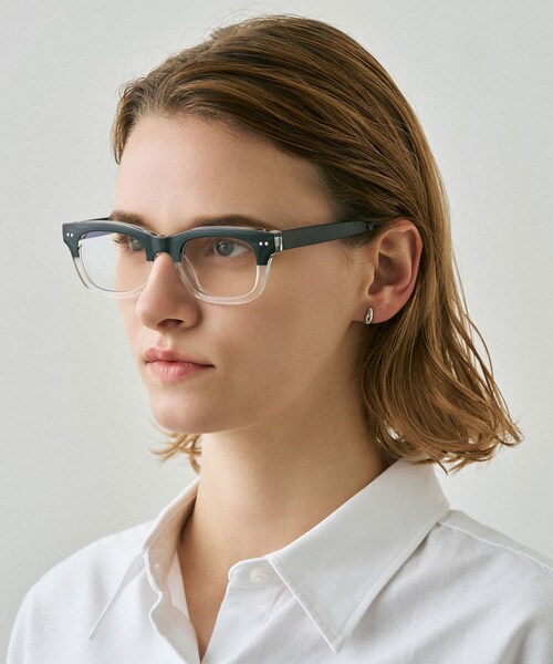 SENSE OF PLACE by URBAN RESEARCH（センスオブプレイスバイアーバンリサーチ）の「NUEF　nuef0136（メガネ・レディース・BLACK/KHAKI/CLEAR×BLK・One）」の19枚目の写真