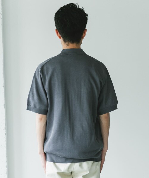 URBAN RESEARCH DOORS(アーバンリサーチドアーズ)の「リネンライクショートスリーブシャツカーディガン(カーディガン/ボレロ・メンズ・BLACK/GRAY/NAVY・M/L)」の16枚目の写真