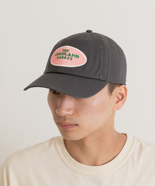 THE GOODLAND MARKET（ザグッドランドマーケット）の「ザ グッドランド マーケット　RE-WAPPEN CAP（キャップ・メンズ・BEIGE/BLACK/WHITE/CHRxPNK/CHRxGRN・FREE）」の20枚目の写真