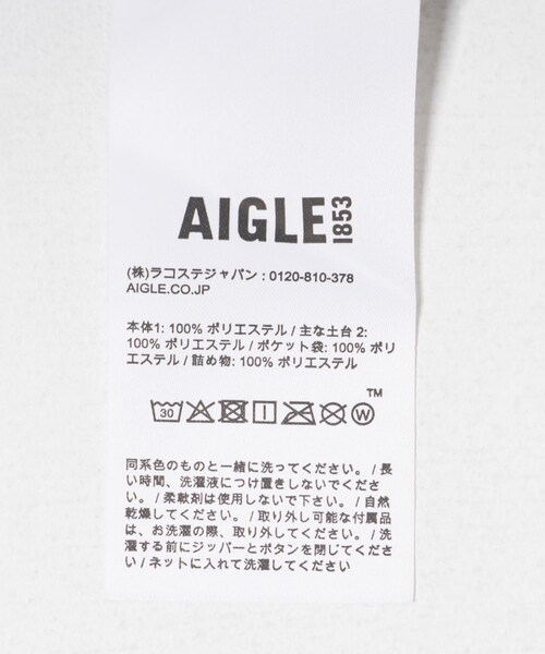 THE GOODLAND MARKET（ザグッドランドマーケット）の「AIGLE　ポーラテック フリースジャケット T-KIT（テーラードジャケット・レディース・G.LILAS/NOIR・36/38/40）」の10枚目の写真