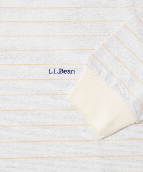 URBAN RESEARCH DOORS（アーバンリサーチドアーズ）の「L.L.Bean JAPAN EDITION　UNION LONG SLEEVE STRIPE T-SHIRTS（Tシャツ/カットソー・メンズ・OFF/GRN/BIRCH/YLW/T GREY/RED/NAVY/TEAL・M/L/XL）」の11枚目の写真