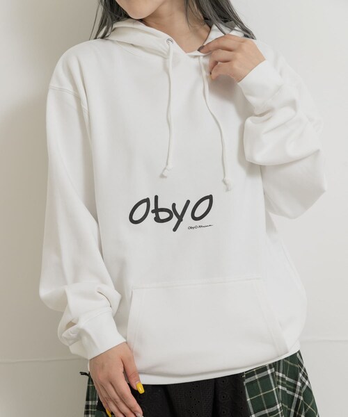 THE GOODLAND MARKET（ザグッドランドマーケット）の「77circa　cats eye print hoody（パーカー・レディース・white1/black1・L/XL）」の5枚目の写真