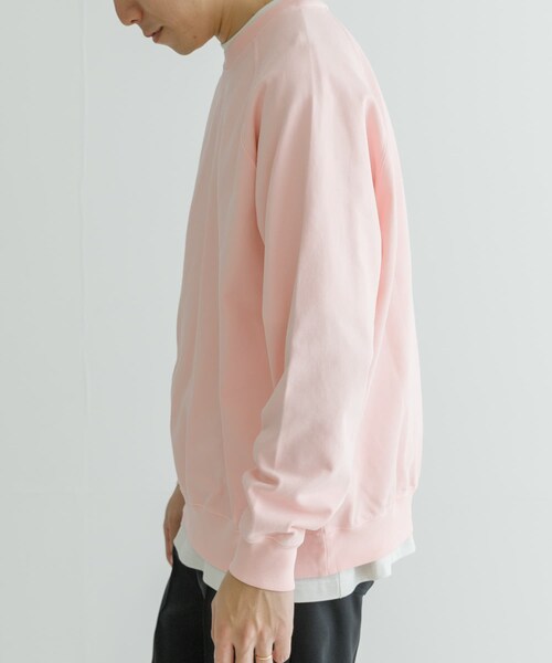 URBAN RESEARCH（アーバンリサーチ）の「ndx　RaglanSweat（スウェット・メンズ・ROSE BLUSH/DARK NAVY/BURNT SAND・M/L）」の18枚目の写真