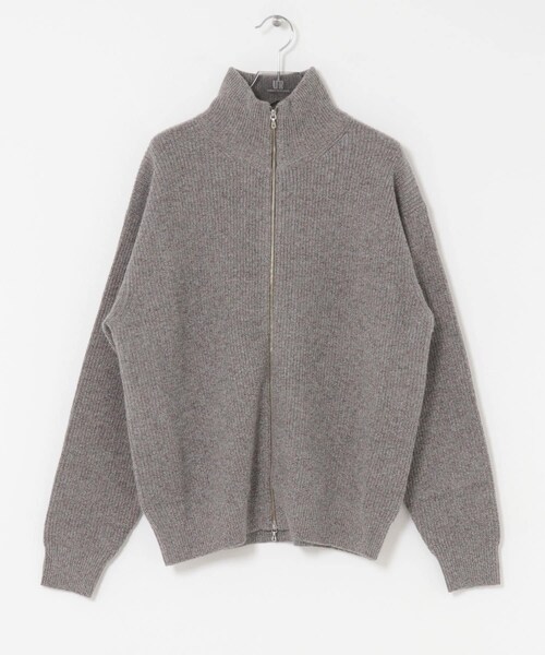 URBAN RESEARCH（アーバンリサーチ）の「ULTERIOR　WOOL COTTON RIB DRIVERS KNIT（テーラードジャケット・メンズ・BLACK MIX/GREY MIX/PURPLE MIX・M/L）」の18枚目の写真