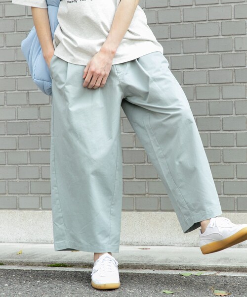 SENSE OF PLACE by URBAN RESEARCH(センスオブプレイスバイアーバンリサーチ)の「バレルレッグチノパンツ(チノパンツ・メンズ・L.MINT/CHARCOAL/BROWN・M/L)」の4枚目の写真