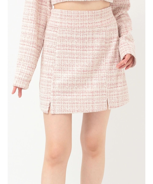 EATME（イートミー）の「【SETUP】ダブルスリットミニスカート（スカート・レディース・ブラック/ピンク/ブルー・F）」の5枚目の写真