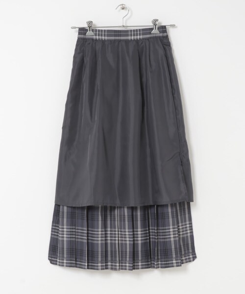 URBAN RESEARCH DOORS（アーバンリサーチドアーズ）の「『一部WEB限定カラー』チェックプリーツスカート（スカート・レディース・GRY×BLU/BRN×RED/MUS×NVY/GRN×YEL・S/M）」の20枚目の写真