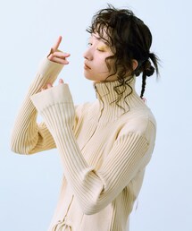 THE GOODLAND MARKET | cwtch　COTTON KNIT ZIPTOPS(カーディガン/ボレロ)