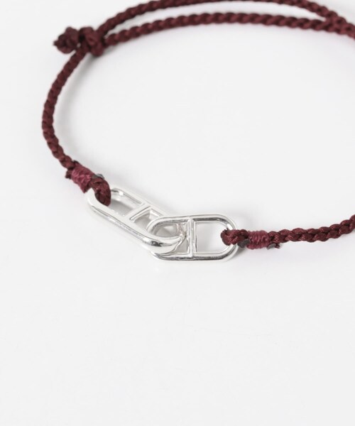 URBAN RESEARCH(アーバンリサーチ)の「XOLO ANCHOR SILK CODE BRACELET(ブレスレット・メンズ・BLK/GRY/NVY/BGD・Free)」の14枚目の写真