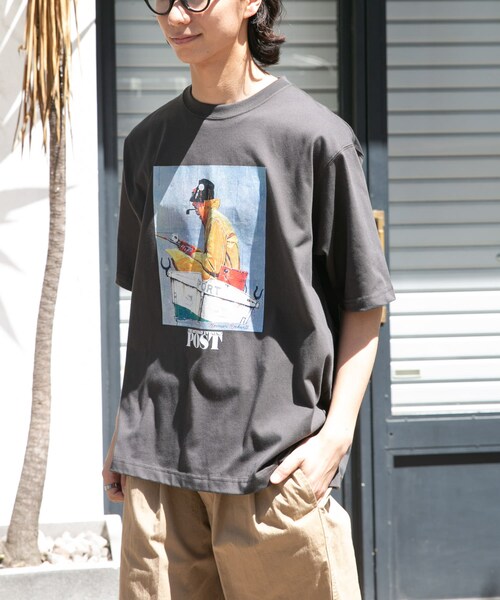 URBAN RESEARCH DOORS(アーバンリサーチドアーズ)の「FORK&SPOON Norman Rockwell Short-SleeveT-shirts(Tシャツ/カットソー・メンズ・OFF/CHARCOAL・4/5)」の22枚目の写真