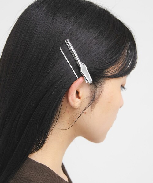 KBF（ケイビーエフ）の「メタルクリップピンセット（バレッタ/ヘアクリップ・レディース・SILVER/GOLD・One）」の6枚目の写真