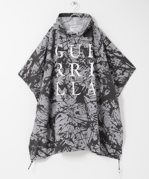 EKAL（エカル）の「mountain research　Splatrail Poncho（レインコート/ポンチョ・メンズ・Gray CCL・One）」の8枚目の写真