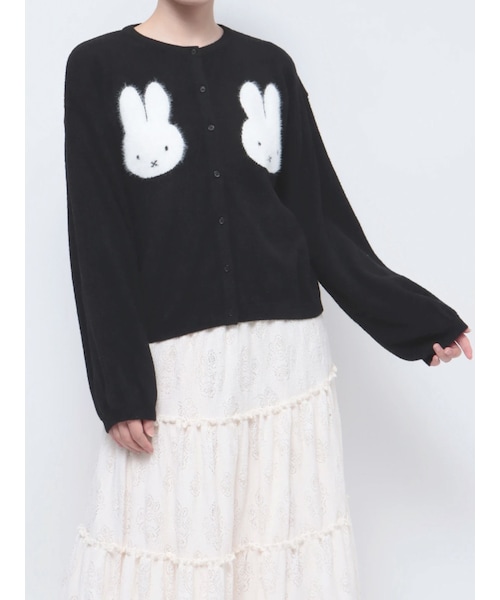 merry jenny（メリージェニー）の「miffyニットカーディガン 