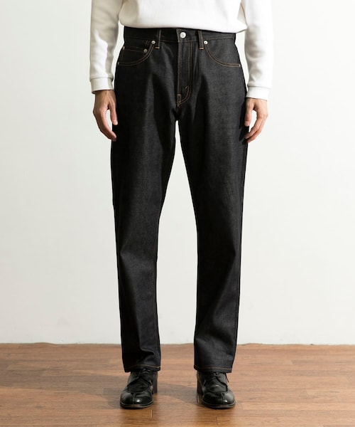 URBAN RESEARCH（アーバンリサーチ）の「『ユニセックス』スーピマ DENIM パンツスリム #RAMONE　by SHIOTA（デニムパンツ・メンズ・INDIGO/BLACK・28/30/32/34/24/26）」の3枚目の写真