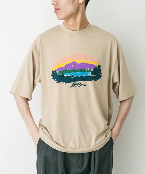 URBAN RESEARCH DOORS（アーバンリサーチドアーズ）の「L.L.Bean　Canton Mt Lake Graphic T-shirts（Tシャツ/カットソー・メンズ・Off white/Sand/Navy/Pink・M/L/XL）」の12枚目の写真