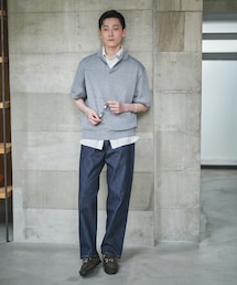 URBAN RESEARCH DOORS | 『洗濯可/UVカット』『URTECH』Aircare ショートスリーブニットポロ(ニット/セーター)